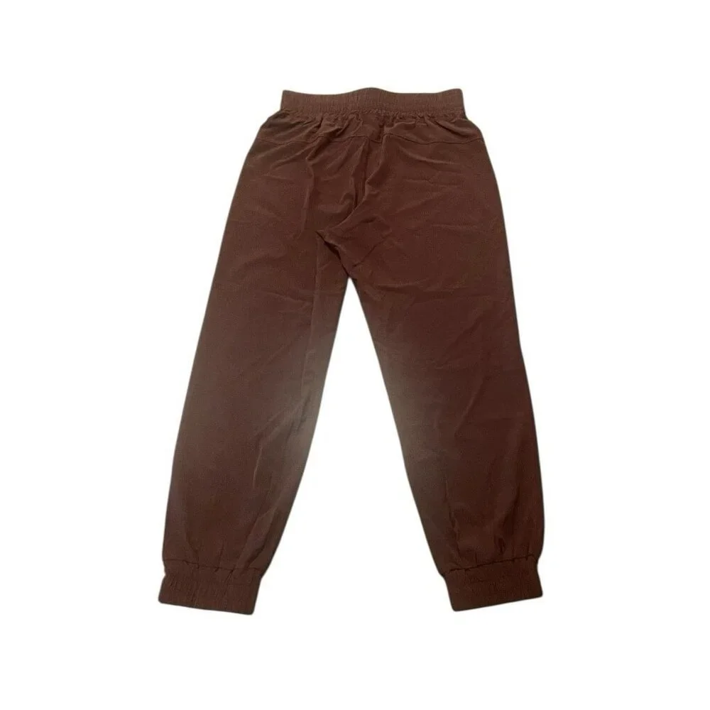 NEW Halara High Waisted Elastic Waistband Hiking Joggers Size M‎ Berry Red NWT